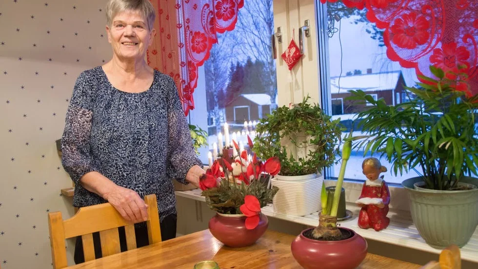 Ordnade sig. Aune Johansson kan fira en trevligare jul än vad som såg ut att bli fallet, efter det bedrägeri hon utsattes för.