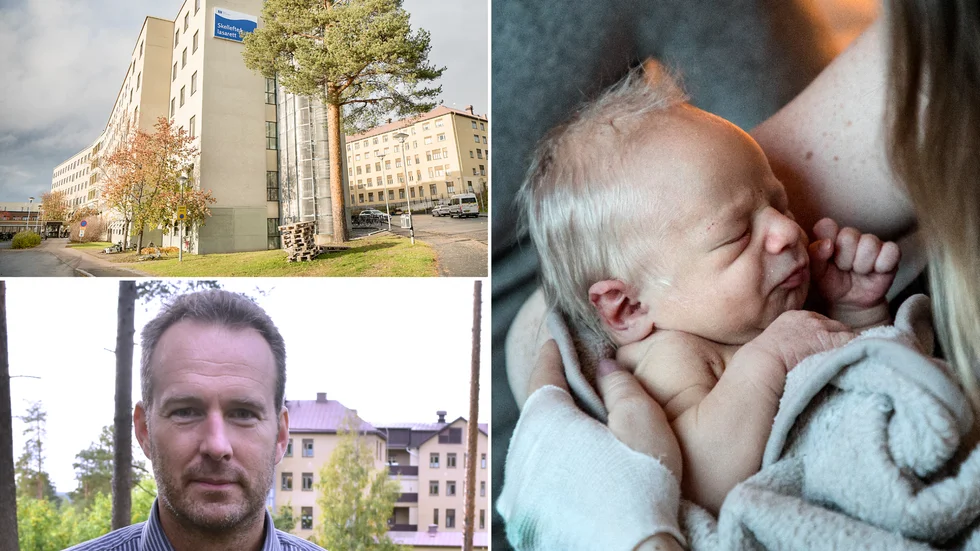 Det är längst bort i den långa längan på bilden som förlossningen ska husera från nästa sommar, enligt Peter Norrman.
