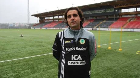 NY TRÄNARE. Melke Alan blir Bodens BK:s nya spelare sedan Christian "Kisse" Samuelsson fått lämna sin plats.