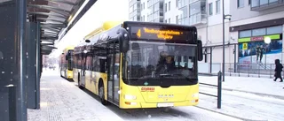 Trångt för bussarna på Medborgarplatsen