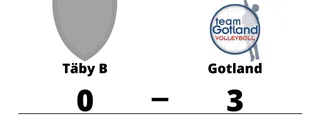 Gotland vann mot Täby B i tre raka set