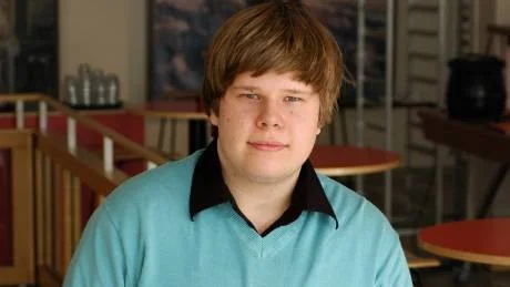 NY PÅ POSTEN. 19-årige Jonas Stålnacke är ny ordförande för moderaterna i Kiruna.