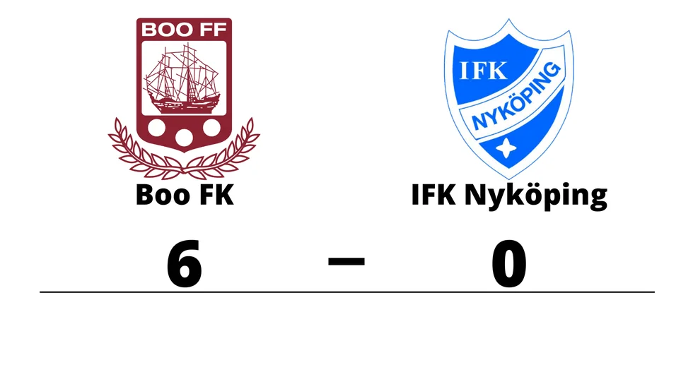 Boo FF vann mot IFK Nyköping
