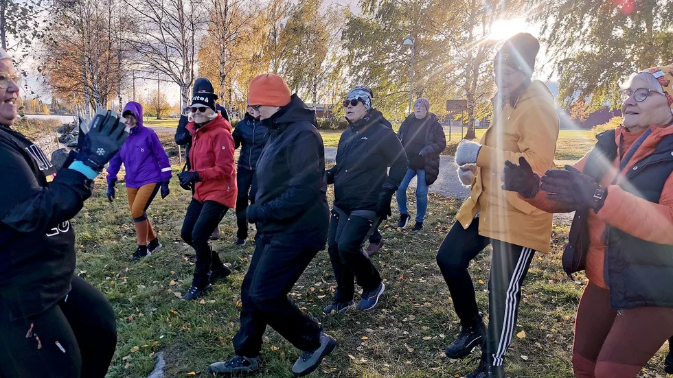 Zumbadans var ett populärt inslag på finalaktiviteterna på Norrstrand.