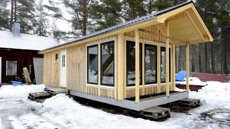 FÖR STOR. Bygglovet att uppföra en ny stuga på Germandön upphävs.