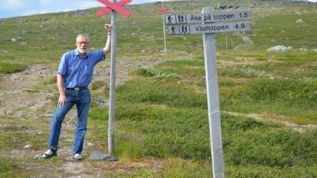 VILL ANPASSA. Stig Eriksson (V) önskar att vandringsleder och bilvägar på Dundret i Gällivare vore mer tillgängliga för funktionshindrade.