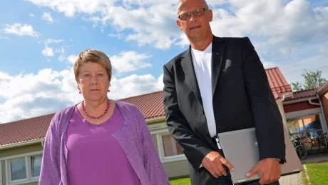 ARBETSLEDARE. Arbetsförmedlingens biträdande generaldirektör Lena Liljebäck och marknadsområdeschefen för norra Norrland, Göran Nilsson, efterlyser fler bostäder för att råda bot på arbetslösheten i Malmfälten. Foto: Johan Thyni