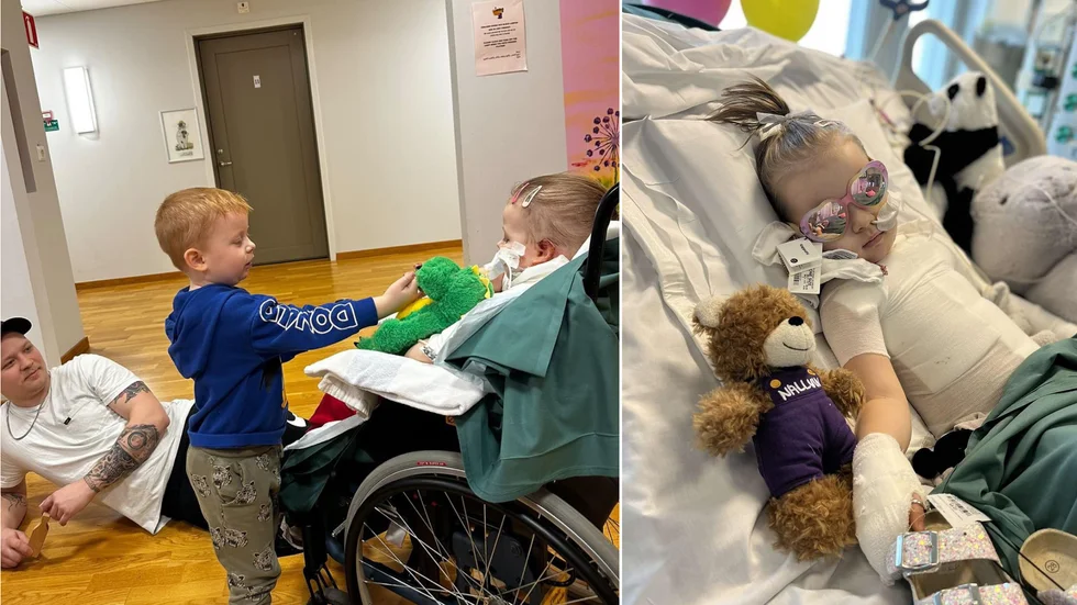 Livia Melin har varit inlagd på Biva, barnintensivvårdsavdelningen, i Uppsala sedan den 12 mars.