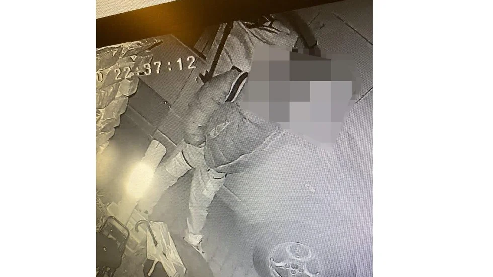 Misstänkt tjuv på Bergnäset fångades på bild. 