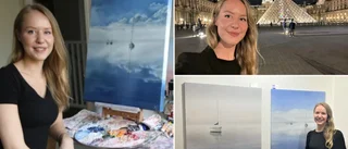 Visby-konstnär ställde ut på Louvren i Paris • ”Roligt men väldigt nervöst”