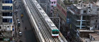 Dhaka får sin första tunnelbana