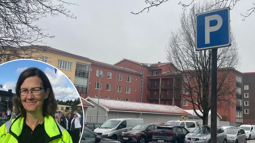Cathrine Andersson säger att man nu får parkera i 24 timmar på Mården. 