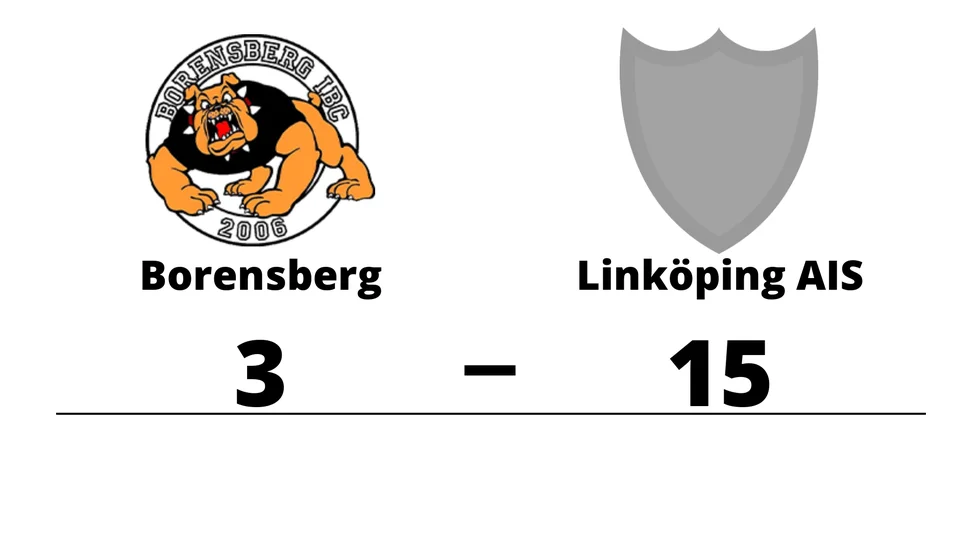 Borensberg IBC förlorade mot Linköping AIS