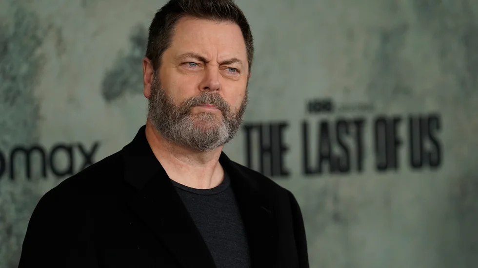 Nick Offerman spelar i det hyllade avsnittet "Long, long time" av HBO-serien "The last of us". Arkivbild.