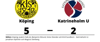 Fortsatt tungt för Katrineholm U - förlust mot Köping
