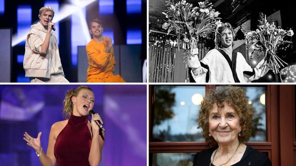 Theoz, Björn Skifs, Sanna Nielsen, Siw Malmkvist.