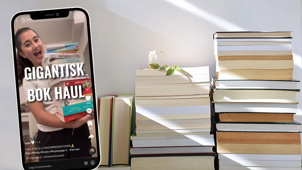 Booktok lockar fler unga till läsning. Isabella Reinhold Carlsson är 17 år och har ett Booktok-konto där hon delar med sig av boktips för att inspirera andra.