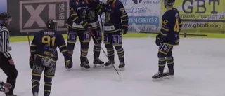 Här punkterar Svedin vackert matchen