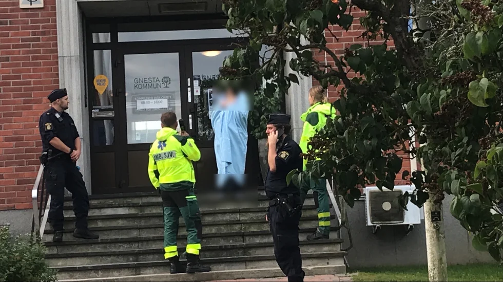 Pulverhotet mot kommunhuset den 21 september var den allvarligaste av årets tre uppmärksammade situationer där någon angripit eller hotat kommunen. Arkivbild.