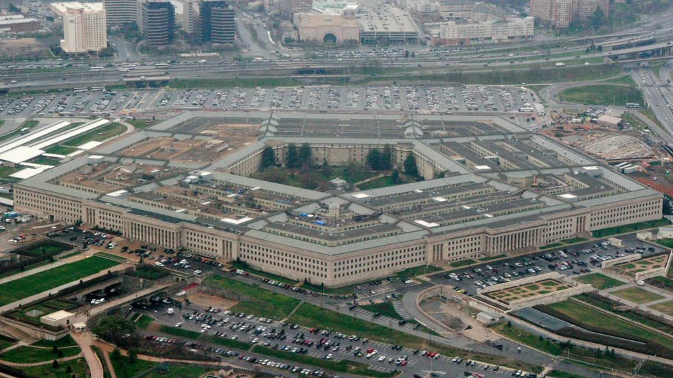 Pentagon i Washington DC. Arkivbild.