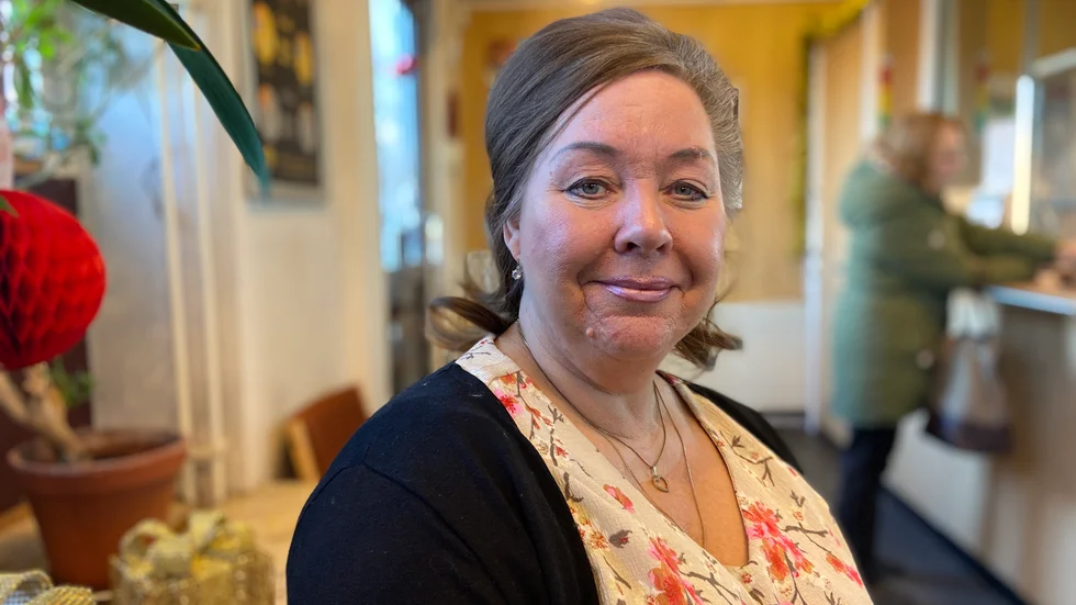 Anette Lillevars driver Pantbanken Eskilstuna vid Sveaplan. 