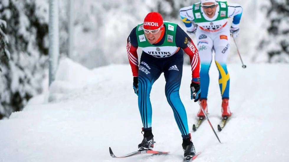 Ögonöppnare. Marcus Hellner insåg att han låg skrynkligt till tekniskt i hasorna på Alexander Legkov.
