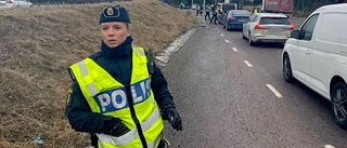 Stor myndighetsinsats utanför Enköping