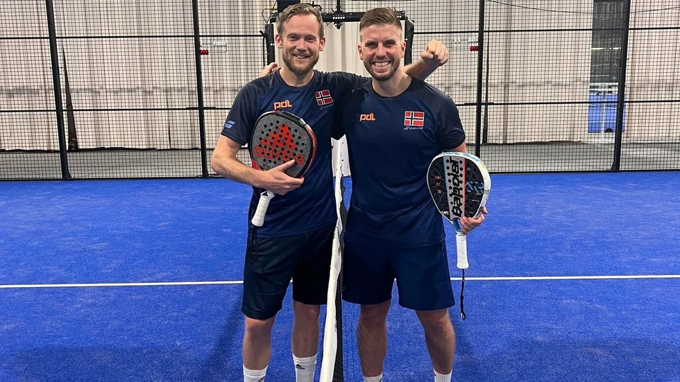 Rickard Holmström och Andreas Lundberg tog sig till finalen i Viaplay Open. "Det är en rätt stor turnering, så det är kul att ha tagit sig så långt" säger Nyköpingskillen.