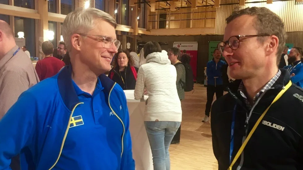 Magnus Tjernström, Atea och Markus Frank, Boliden i samspråk på IT-arenan.