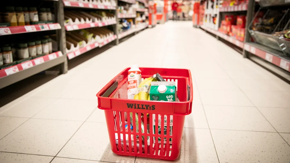 Varor för 3 820 kronor stals från Willys i Solberga. Bilden är från ett annat sammanhang.