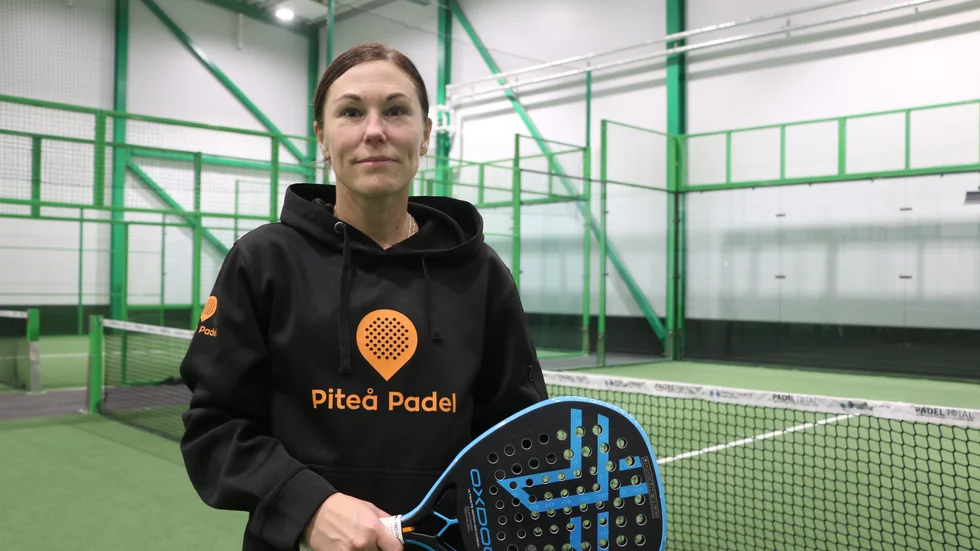 Mari Lundqvist och hennes medspelare i Piteå Padel är nöjda över femteplatsen i klubblags-SM. (Arkvivbild)