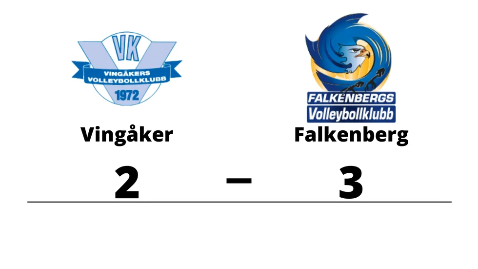 Vingåker förlorade mot Falkenberg VBK
