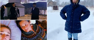Skådespelarens privata bilder från filminspelningen