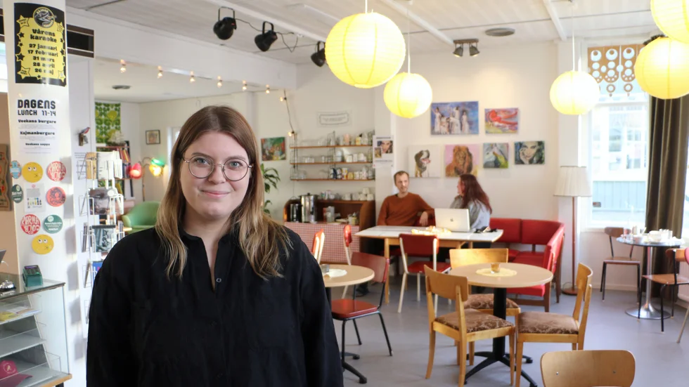 Helga Ragnarsdóttir kommer att ha kafé på Kajman de flesta lördagarna framöver. 
