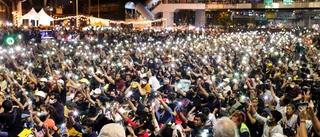 Barn grips i protester – kritik mot Thailand