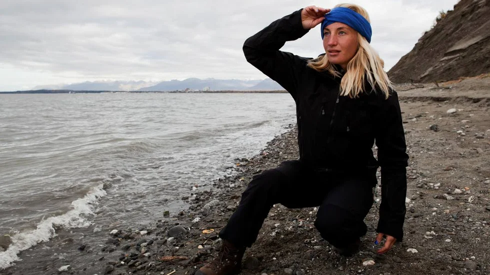 Sofia Mattsson i Alaska.