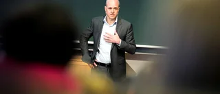 Reinfeldt talade om den stora världen