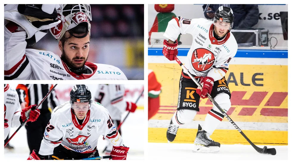 Adam Ohre, Filip Lennström och Tim Wahlgren.