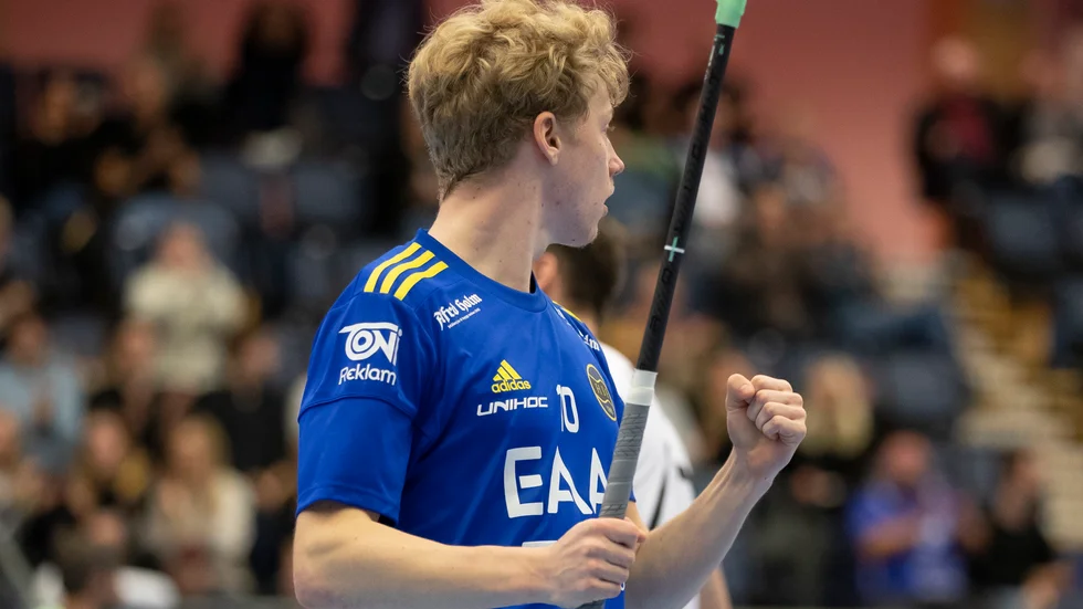 Matyáš Bachmaier var en av Hagundas fem målskyttar i matchen mot Helsingborg.