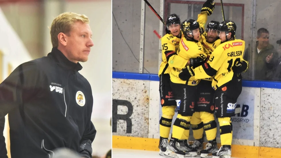 VH-tränaren Hampus Sylvegård fick se sitt lag köra över Forshaga på bortais.