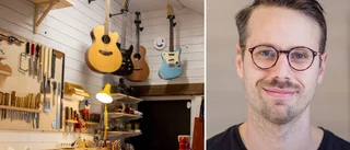 Praktiserade i USA – nu bygger William egna gitarrer