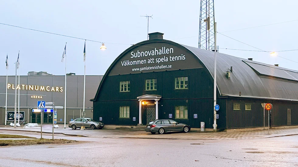 Gamla tennishallen byggdes 1929.