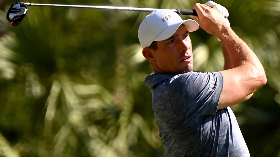 Den "riktige" Scott Stallings i samband med en PGA-tävling i Florida i början av december förra året. Arkivbild.