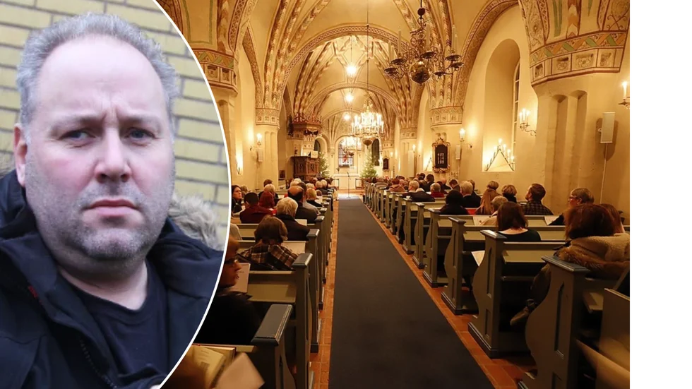 Vaktmästaren Emil Bruce upptäckte och polisanmälde kopparstölden i Malmköping.