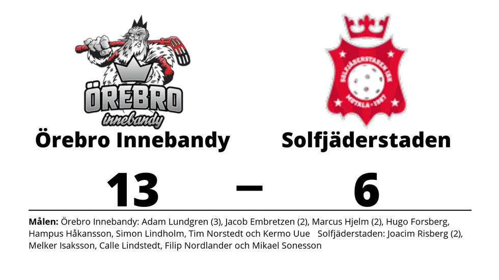 IBF Örebro vann mot Solfjäderstadens IBK