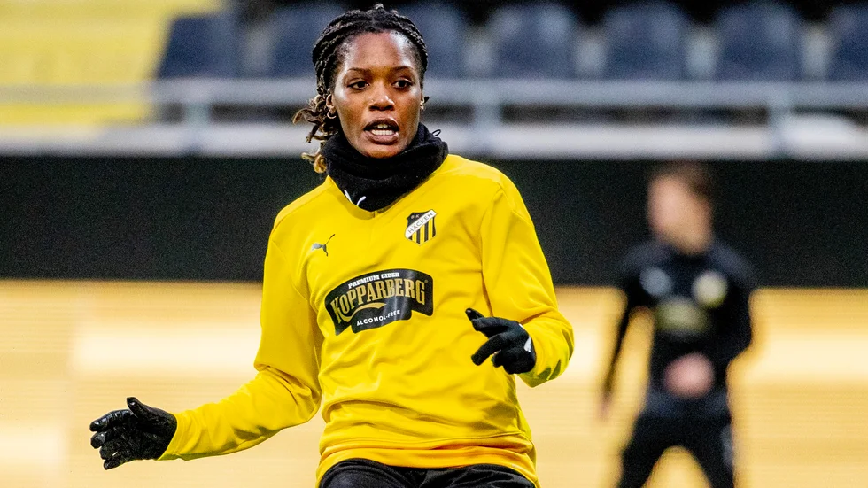 Evelyn Ijeh har kallats in till landslagssamlingen. Arkivbild.