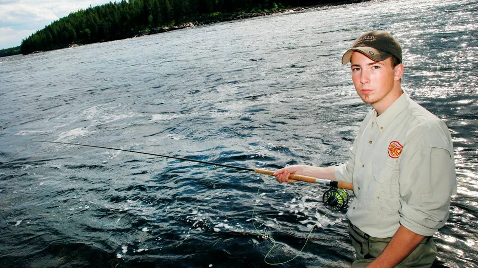 KRITISK. Fiskeguiden Ronny Landin är mycket kritisk till hur SCA sköter fiskevården.