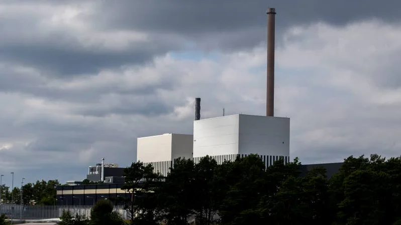Kärnkraft. Reaktorerna O1 och O2 utanför Oskarshamn.