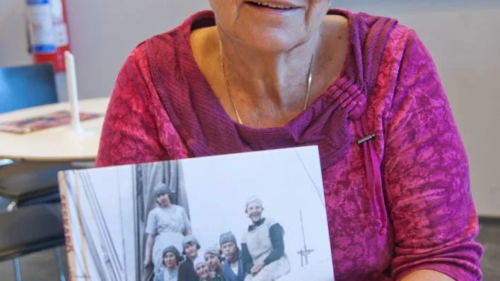 bokklart. Maud Videhult tog över det insamlade materialet och sedan blev det en bok.