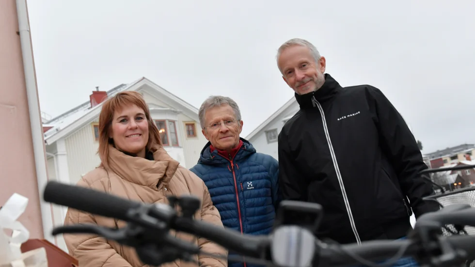 Helén Moritz, Bert Stenman och Per Öhrlund är tre av sju deltagare som tog sig i mål i det 120 mil lång Midnight sun randonnée.